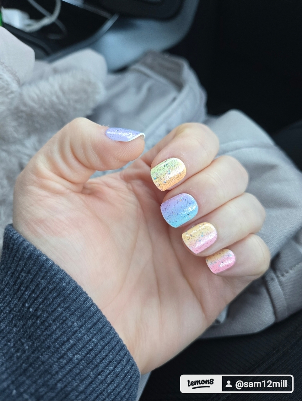 Kleo Press-On Gel Nails - Pastel Multi-Color Set - Picture 2 of 2